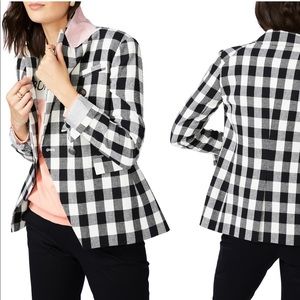 NWT Court & Rowe Textured Cotton Blend Blazer